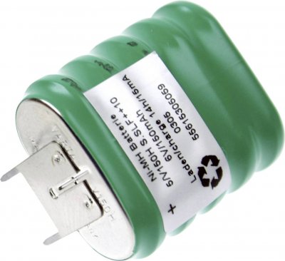  Varta V5/150H-SLF ++/- Pile bouton rechargeable 150H NiMH 150 mAh 6 V