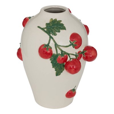 ATMOSPHERA Vase Della Tomates 20.6x19.8x25.5cm Blanc - 