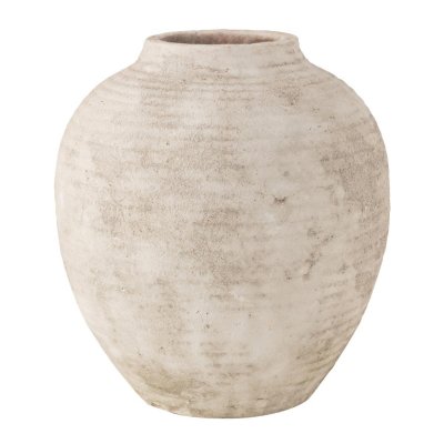  Vase Design Jarre ""agora"" 50cm Beige