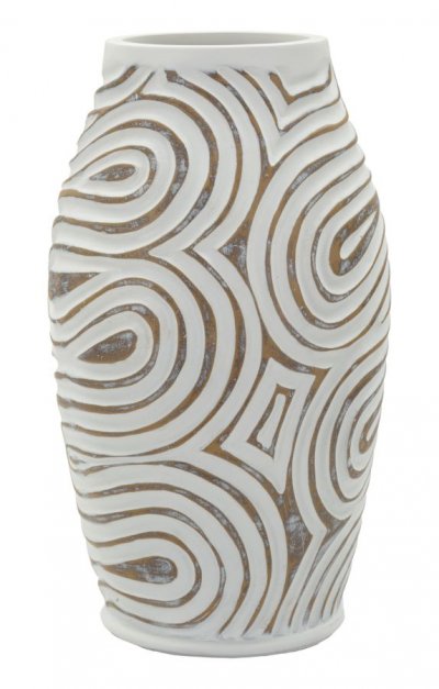 MAURO FERRETTI Vase En R&eacute;sine Oblix Cm &Oslash; 19,5x35 (trou Cm &Oslash; 10,5)