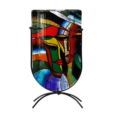 TABLE PASSION Vase obus Eva 13x24 cm -  - Multicolore - Verre
