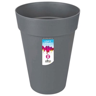 ELHO Vaso loft urban round high 28CM colore a scelta