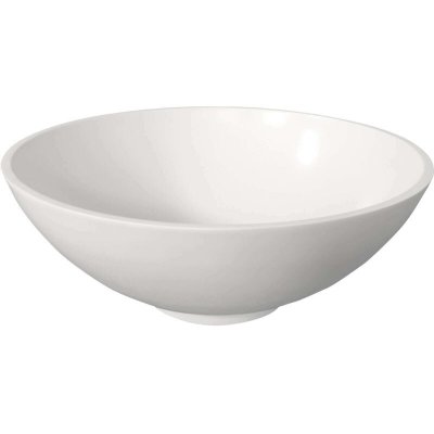 Vasque &agrave; poser ronde en Solid surface  - Coppa Blanc