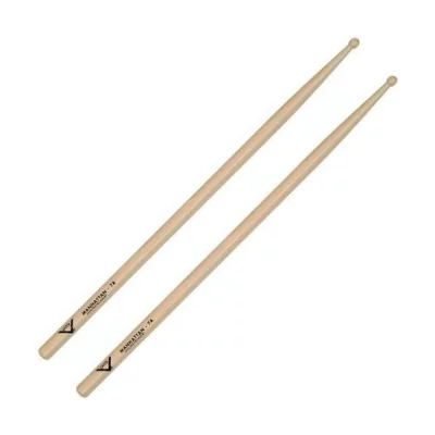 GENERIQUE Vater 7A Manhattan Baguettes Hickory - Baguettes avec embouts en bois