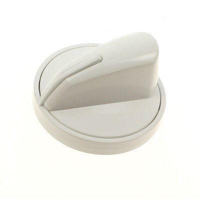 VEDETTE  - Bouton programmateur blanc pour lave-linge