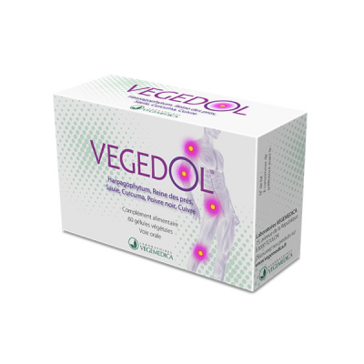 VEGEMEDICA  Vegedol bo&icirc;te de 60 comprim&eacute;s