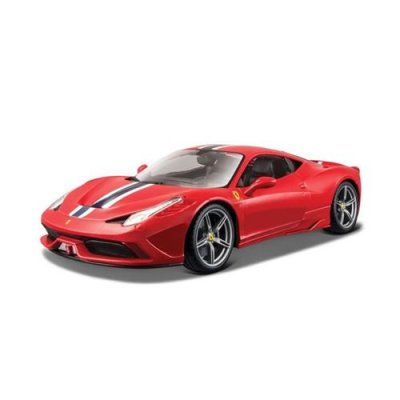 BBURAGO Vehicule  Ferrari Signature 458 Speciale rouge en metal a lechelle 1/18eme