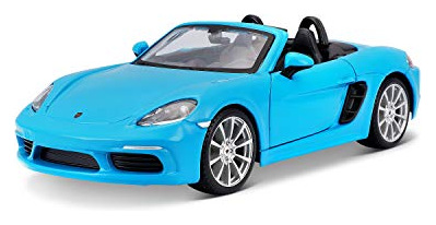 BBURAGO V&eacute;hicule  Porsche 718 Boxter 1:24 Bleu 