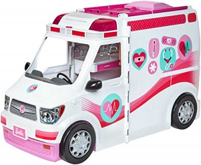 BARBIE V&eacute;hicule M&eacute;dical  - Sons Et Lumi&egrave;res