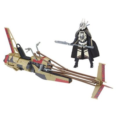 STAR WARS V&eacute;hicule  Speeder Attaque avec figurine Enfys Nest 