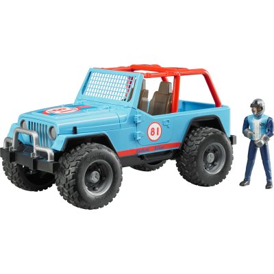 BRUDER V&eacute;hicule tout-terrain avec chauffeur Jeep Cross-country 1:16 02541