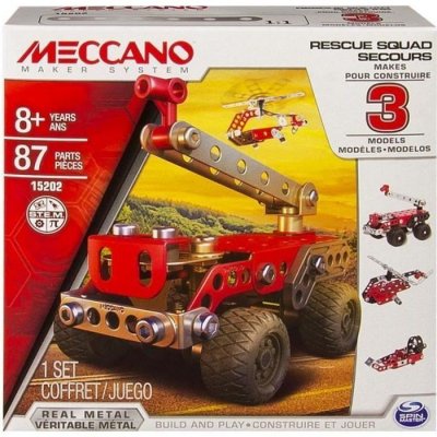 Vehicules De Secours - 3 Modeles Meccano