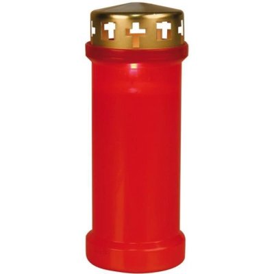 GENERIQUE Veilleuse d'ext&eacute;rieur rouge Ciergerie Sud Est Outdoor Beacon 175 mm 60 h &Oslash;65