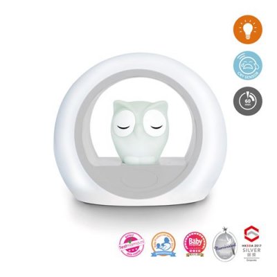 ZAZU Veilleuse Lou pour enfants, cry sensor et luminosit&eacute; r&eacute;glable