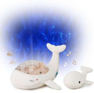CLOUD B Veilleuse peluche Baleine Tranquil Whale blanche