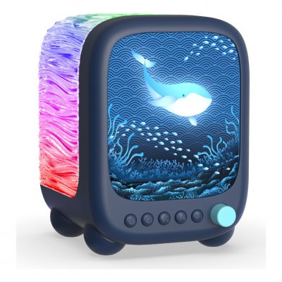 MOB Veilleuse projecteur Oc&eacute;an bruit blanc et enceinte Bluetooth