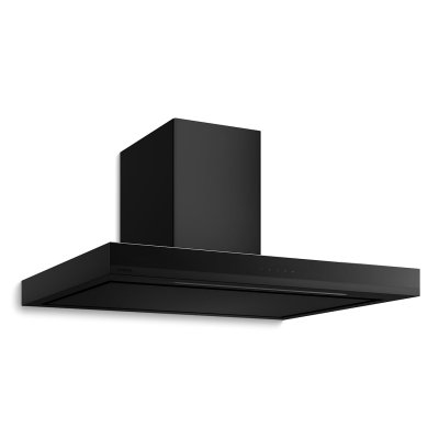 KLARSTEIN Velaire Hotte Aspirante 90 cm Hotte Murale 595 m&sup3;/h A++ Commandes Tactiles LED 3 Vitesses Noir