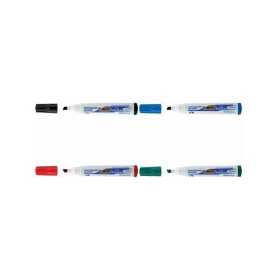 BIC VELLEDA Lot de 12 Marqueur tableau blanc Velleda 1751 Pte Biseau Vert