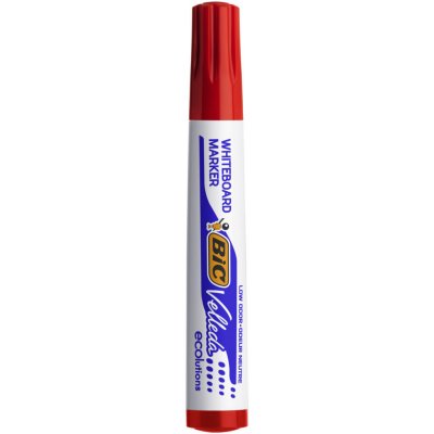 BIC Velleda Marqueur effa&ccedil;able  Velleda 1701 pointe ogive 4,95 mm rouge