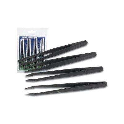 VELLEMAN  - ensemble de 4 brucelles non-conductrices VTTWSET2