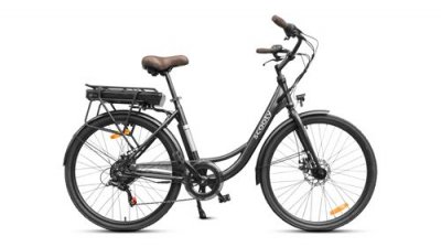 SCOOTY V&eacute;lo &agrave; assistance &eacute;lectrique 250w 25km/h  CITY26+ - gris