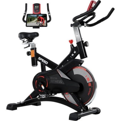 ISE V&eacute;lo d'Appartement SY-7005-1- selle &agrave; 7 niveaux - Ecran LCD - Noir