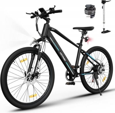 HITWAY V&eacute;lo &eacute;lectrique de Montagne -  - BK7S - 26""- 12Ah - 7 vitesses 