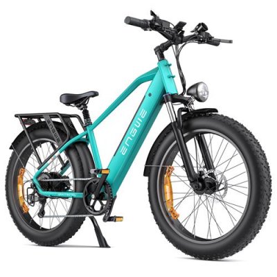  V&eacute;lo Electrique E26 30km/h 250W Moteur Autonomie 140km Shimano 7 Vitesses 48V16Ah bleu 