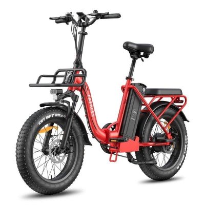 FAFREES V&eacute;lo &eacute;lectrique F20 Max - Moteur 500W Batterie 48V30AH Pneus 20"" Freins &agrave; disque m&eacute;caniques - Rouge