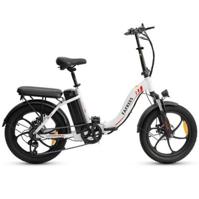 FAFREES V&eacute;lo &eacute;lectrique  F20 - Roues 20"" - Batterie 36V 16AH - Blanc