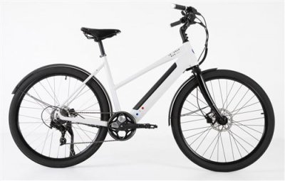 LA FABRIQUE A VELOS V&eacute;lo &eacute;lectrique Le Velo Mad VAE Urbain 2 LE VELO Blanc Taille 45