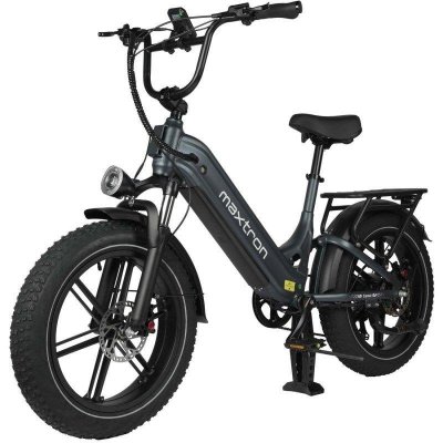 MAXTURN V&eacute;lo &Eacute;lectrique  Camel - Moteur 250W Batterie 48V18AH 20"" Frein &agrave; Disque Hydraulique - Gris