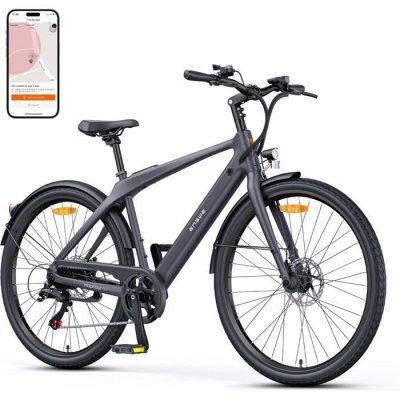 ENGWE V&eacute;lo &eacute;lectrique - - N1 Air - Cadre en fibre de carbone - Autonomie 100 km - Freins hydrauliques