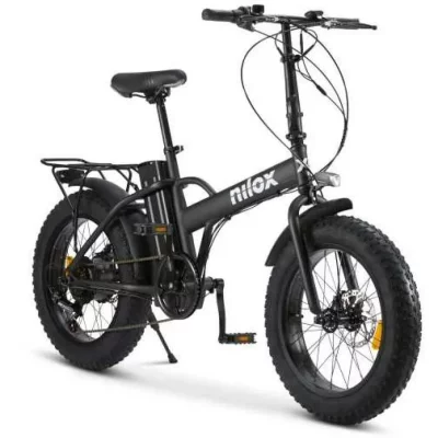 NILOX V&eacute;lo &eacute;lectrique  X5 PRO 20 pouces 10 000 mAh 60 km d'autonomie Noir