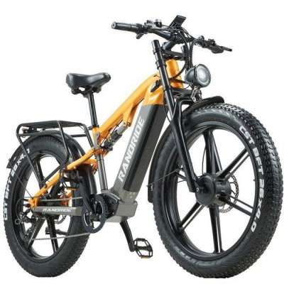 KUKIRIN V&eacute;lo &eacute;lectrique - RANDRIDE - YX80M-2 - Double moteur 2000W - Batterie 48V 20Ah - Pneus 26x4,0