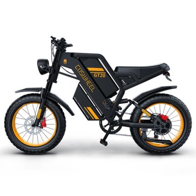 COSWHEEL V&eacute;lo &eacute;lectrique tout-terrain  GT20, Default 25km/h, noir