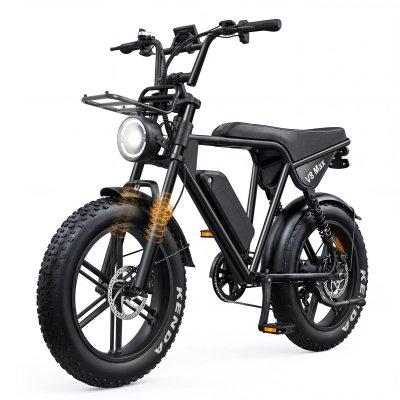 AAIRSK V&eacute;lo &eacute;lectrique V8 Noir 20'' 250W Batterie amovible 48V 15Ah