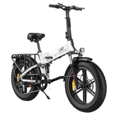 ENGWE V&eacute;lo Electrique X Blanc-Pliant-250W Moteur-13Ah Batterie-25km/h Vitesse Max-100km Port&eacute;e 