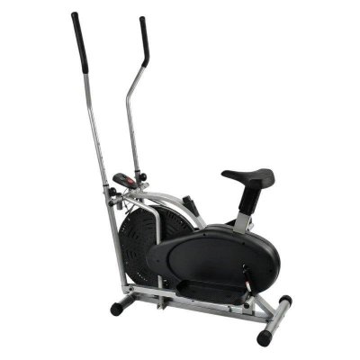 CLOVER FITNESS V&eacute;lo Elliptique Air Bike 2 en 1 - R&eacute;sistance Air - Cross Training