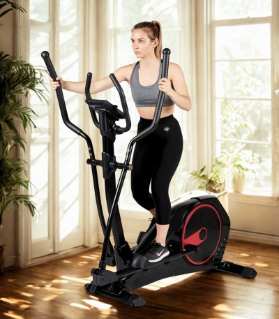 CARE V&eacute;lo elliptique connect&eacute; - CE-695 Bicolore 