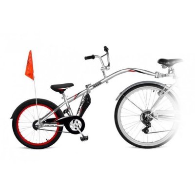  Velo Remorque Wee Ride 20' Trailerbike - Coloris - Argent