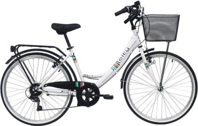 EDEN BIKES V&eacute;lo VTC 26 V&eacute;lo de Ville Femme CITY/ 6 Vitesses &eacute;quipe de Freins V-Brake
