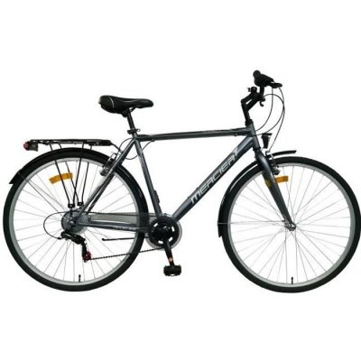 MERCIER V&eacute;lo VTC 28''  - 6 vitesses - cadre acier - gris - homme
