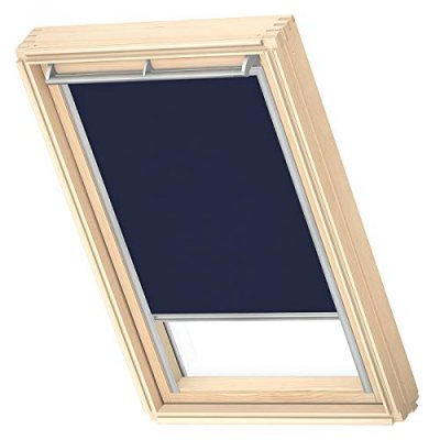 VELUX  Original Store Occultant, Cadre Argent&eacute;, U04, 804, 7, Bleu Fonc&eacute;