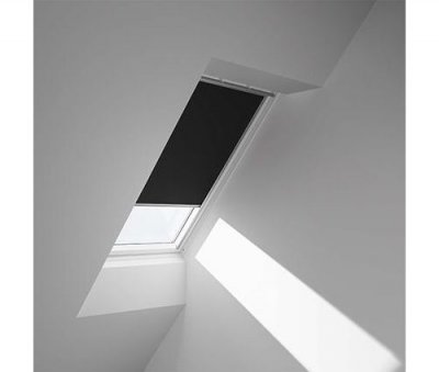 VELUX  Original Store Occultant (DKL), Cadre Argent&eacute;, CK02, Noir