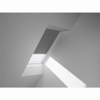 VELUX  Original Store Occultant (DKL), Cadre Argent&eacute;, UK04, Gris