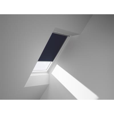 VELUX  Original Store Occultant (DKL), Cadre Argent&eacute;, UK08, Bleu Fonc&eacute;