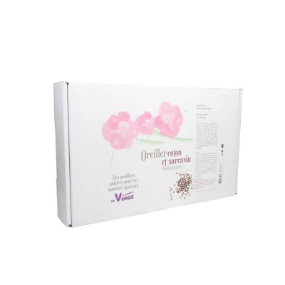ECODIS Venga - Oreiller Coton et Sarrasin BIO 40 x 60 cm