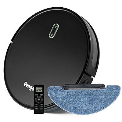 GENERIQUE Venga VG RVC 3000 BK Aspirateur Robot 0.3L 28W 59.2dB Cartouche 6 Modes Noir