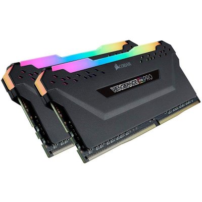 CORSAIR Vengeance RGB PRO - 2 x 16 Go - DDR4 3200 MHz - RGB - Noir
